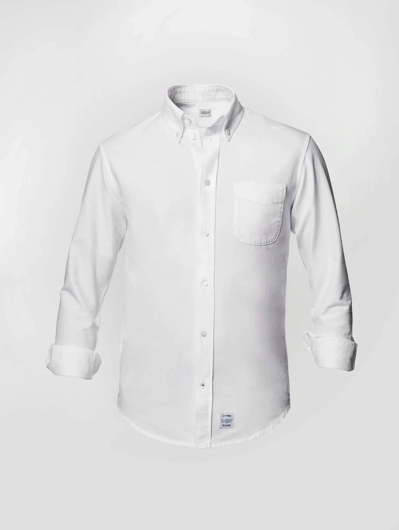 Oxford Shirt, White-Skjorter-Dunville-Motorious Copenhagen