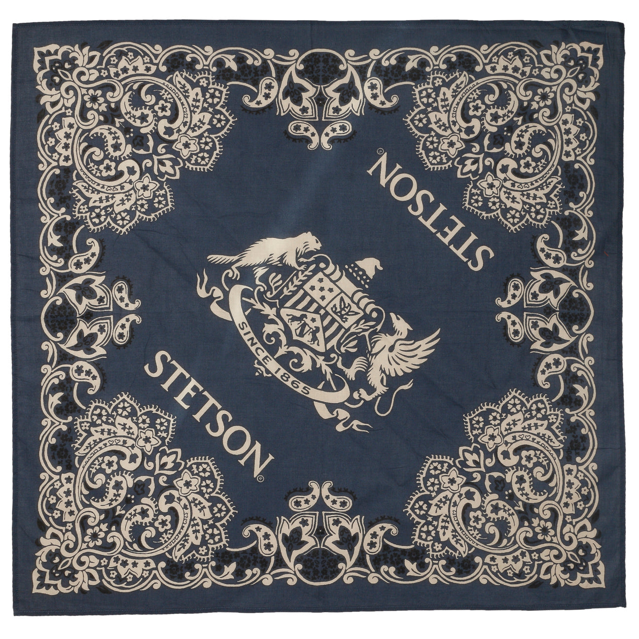 Paisley Bandana, Blue-Halstørklæder-Stetson-Motorious Copenhagen