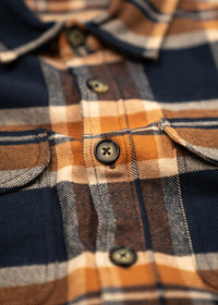 Quidel Shirt, Navy-Skjorter-Iron & Resin-Motorious Copenhagen