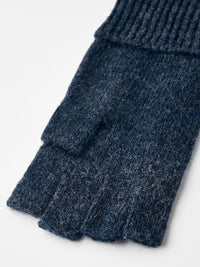 Raggwool Half Finger, Navy-Handsker-Hestra-Motorious Copenhagen