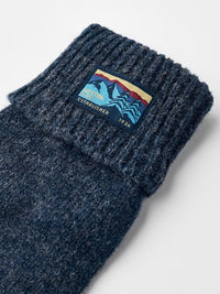 Raggwool Half Finger, Navy-Handsker-Hestra-Motorious Copenhagen