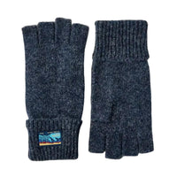 Raggwool Half Finger, Navy-Handsker-Hestra-Motorious Copenhagen