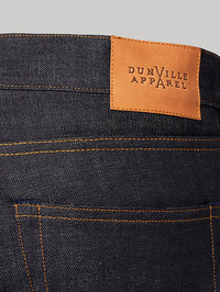 Raw Denim Jeans, Indigo Blue-Bukser-Dunville-Motorious Copenhagen