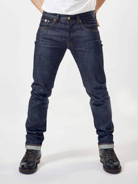 Raw Denim Jeans, Indigo Blue-Bukser-Dunville-Motorious Copenhagen