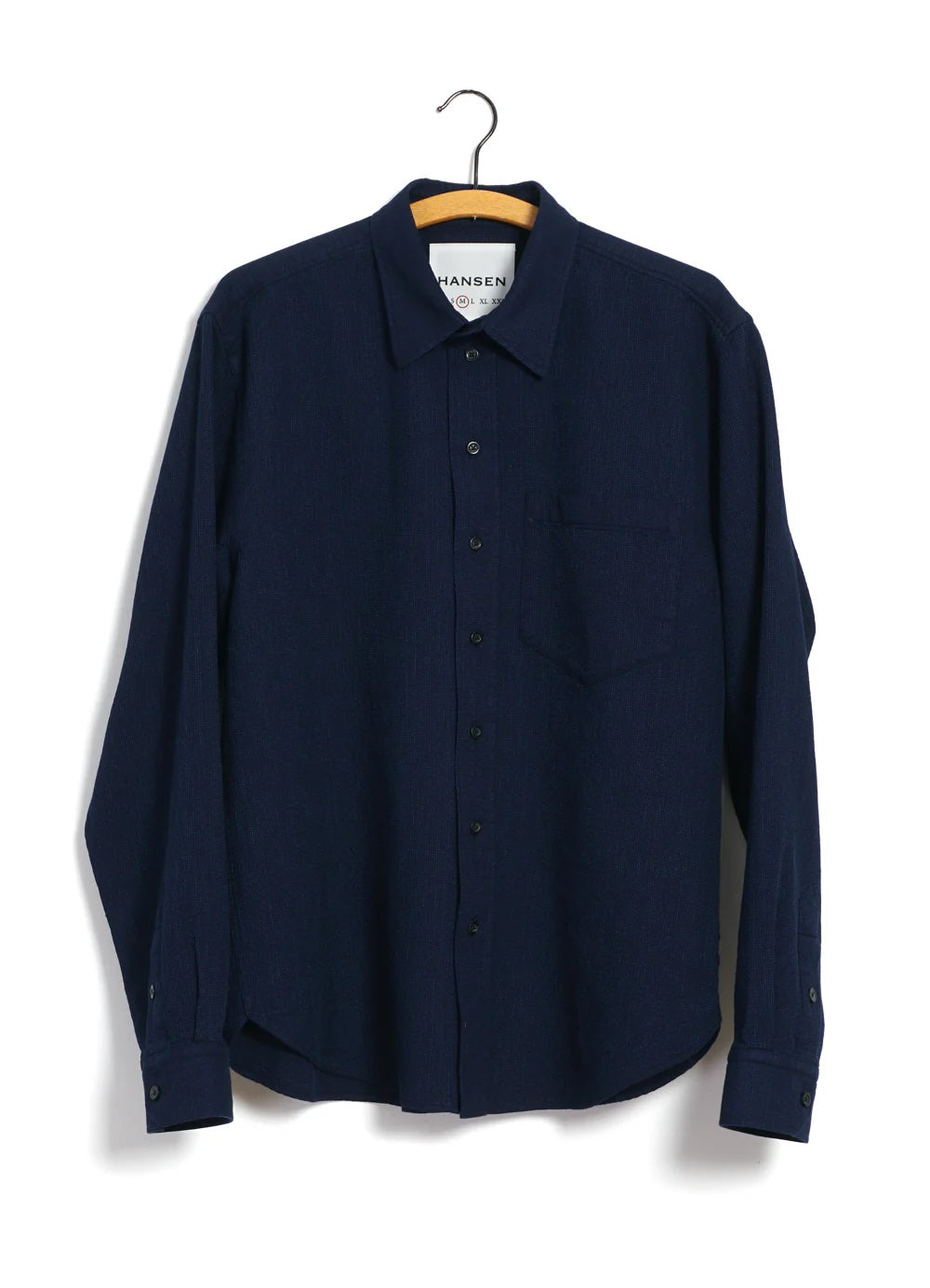 Raymond, Relaxed Classic Fit, Real Indigo-Skjorter-Hansen Garments-Motorious Copenhagen