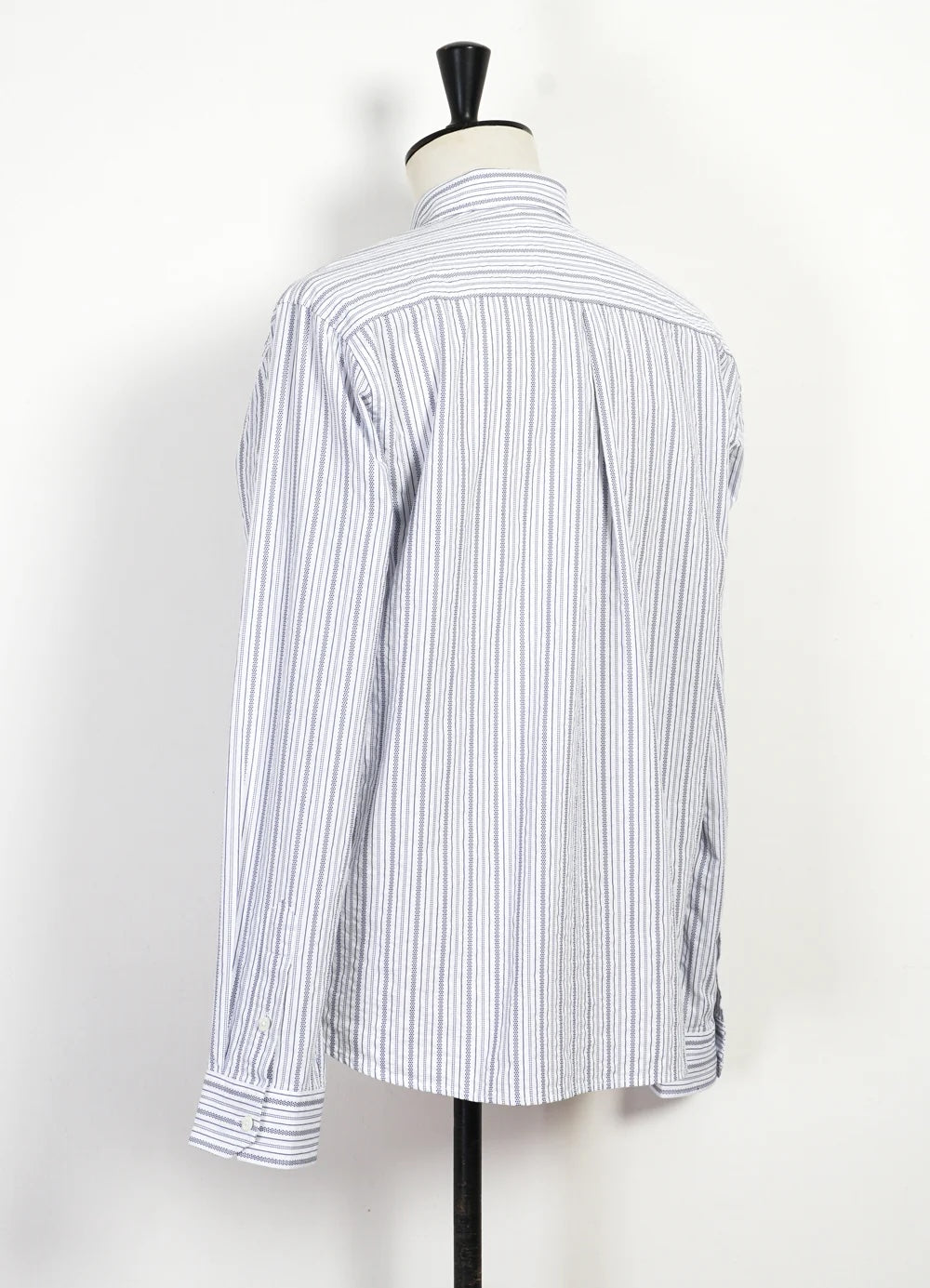 Raymond, Relaxed Classic Striped Shirt, Agadir Blue-Skjorter-Hansen Garments-Motorious Copenhagen