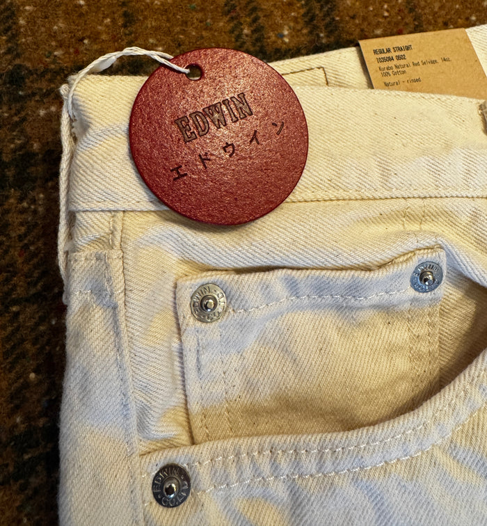 Regular Straight Jeans, Natural, Rinsed-Bukser-Edwin-Motorious Copenhagen