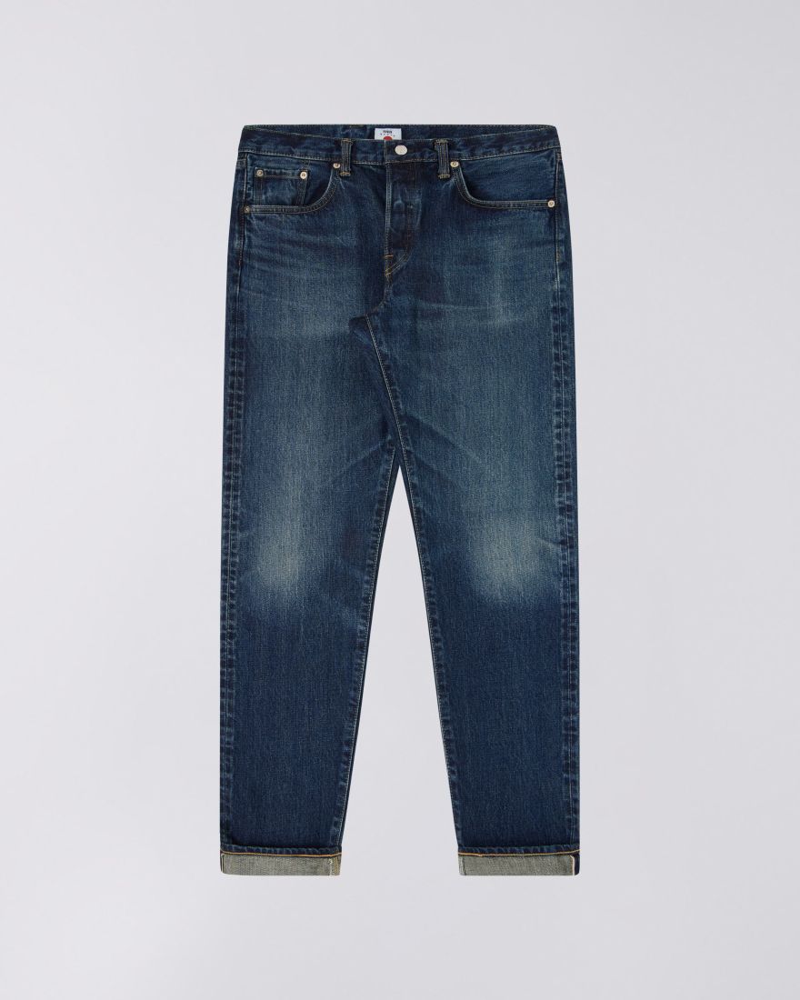 Regular Tapered Jeans, Blue, Dark used-Bukser-Edwin-Motorious Copenhagen