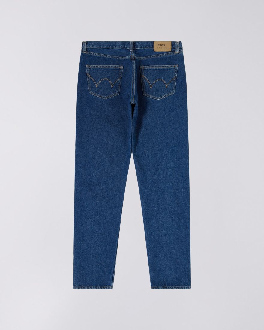 Regular Tapered Jeans, Blue - mid used-Bukser-Edwin-Motorious Copenhagen