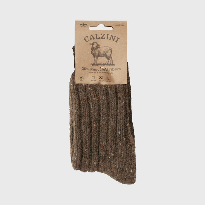 Rib Soft Socks, Wool mix, Taupe-Sokker-MJM-Motorious Copenhagen