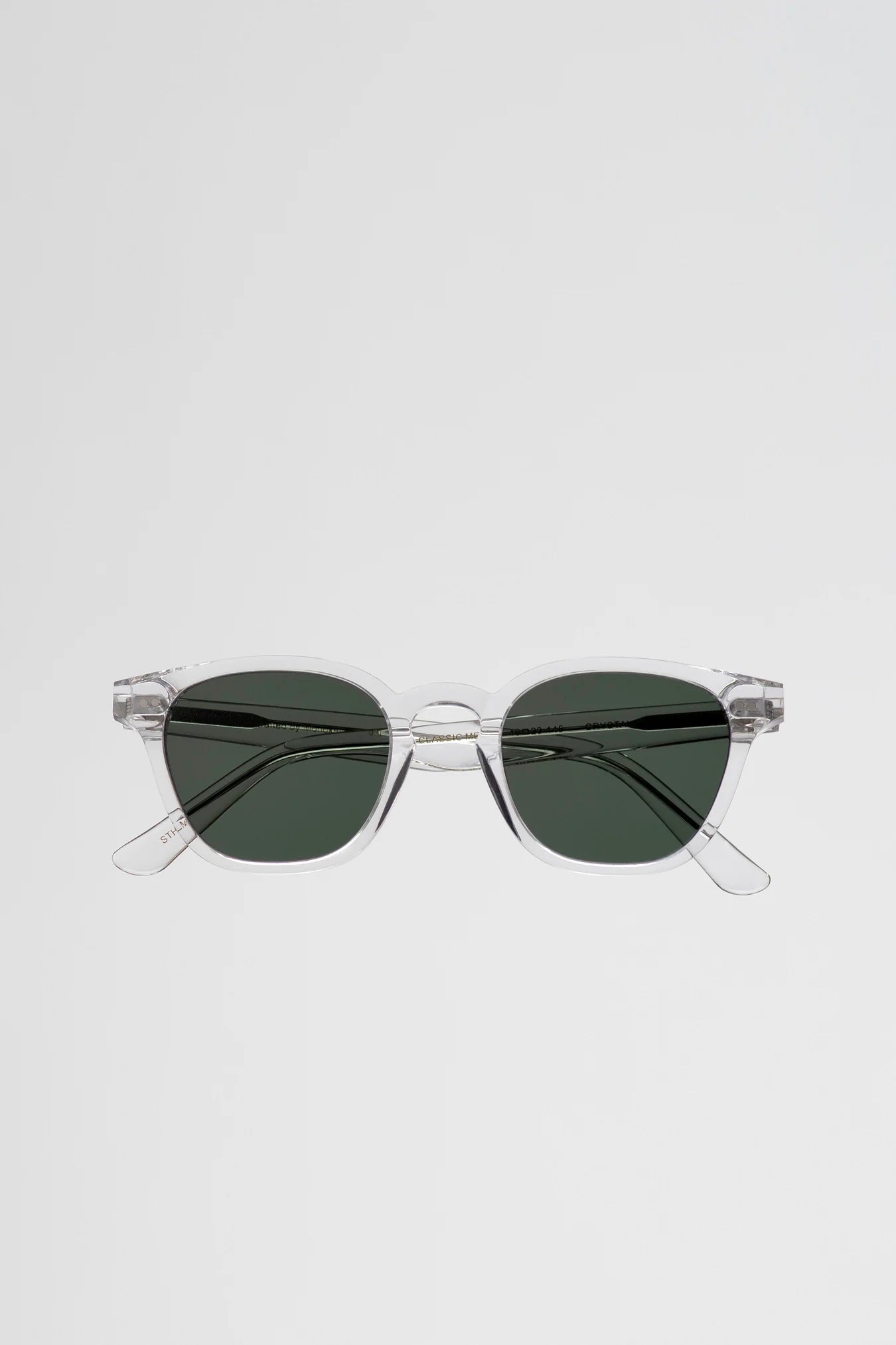 River, Crystal, Green Solid Lens-Solbriller-Monokel Eyewear-Motorious Copenhagen