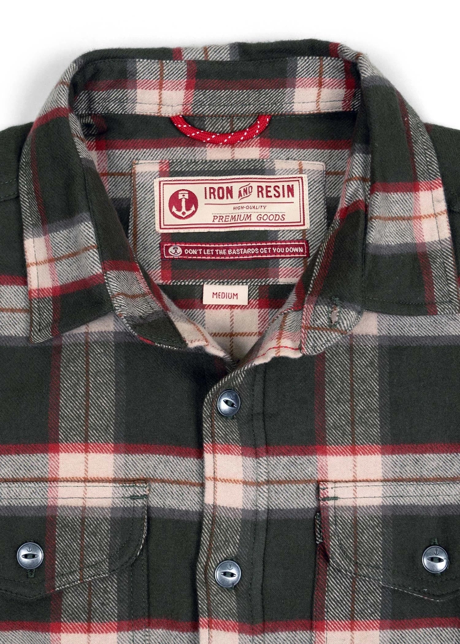 Sierra Shirt, Green-Skjorter-Iron & Resin-Motorious Copenhagen