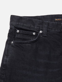 Solid Ollie, Black Steel-Bukser-Nudie Jeans-Motorious Copenhagen