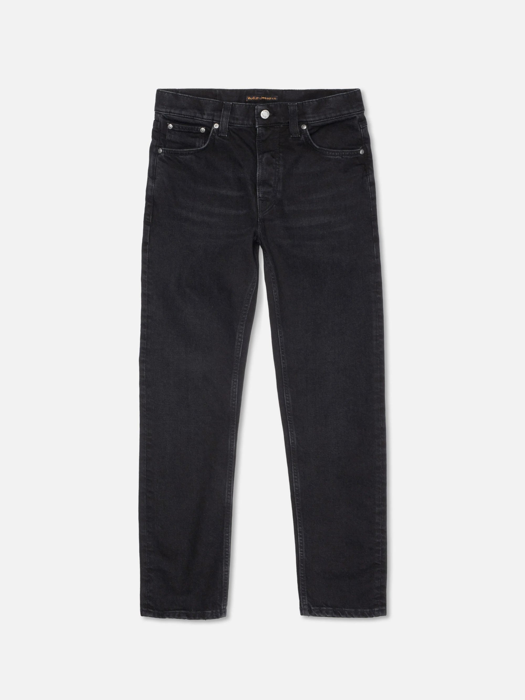 Solid Ollie, Black Steel-Bukser-Nudie Jeans-Motorious Copenhagen