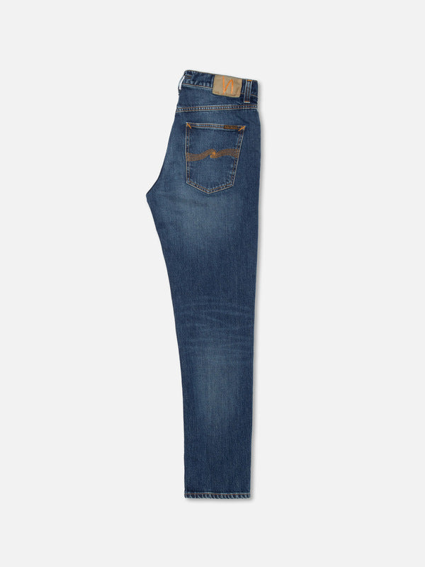 Solid Ollie, Wild Blue-Bukser-Nudie Jeans-Motorious Copenhagen