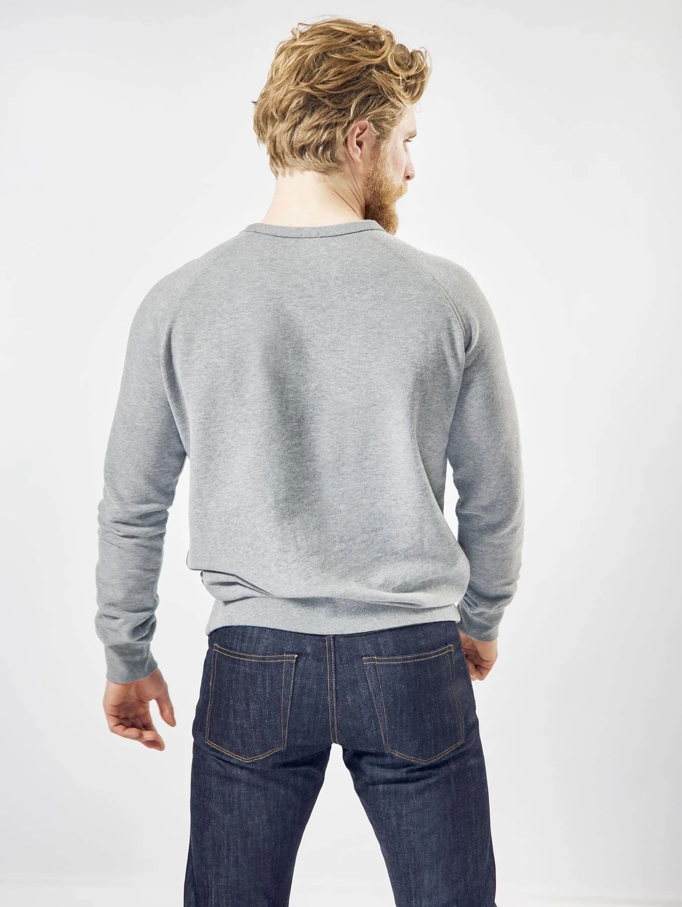 Sweatshirt, Grey Melange-Sweatshirts-Dunville-Motorious Copenhagen