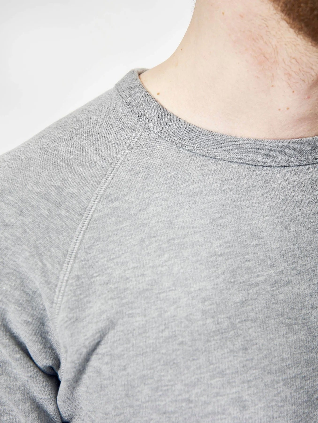 Sweatshirt, Grey Melange-Sweatshirts-Dunville-Motorious Copenhagen