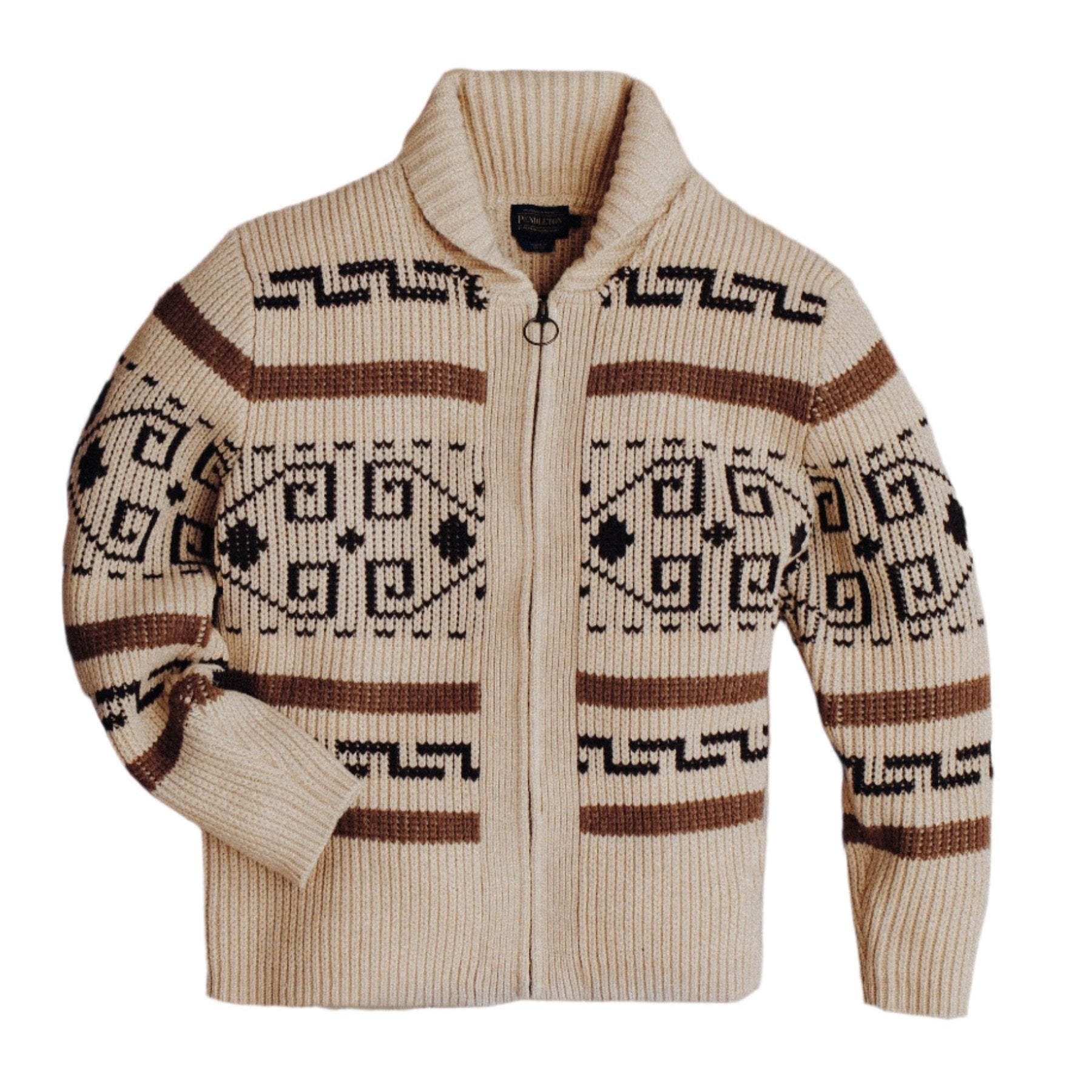 The Original Westerley Sweater, Tan/Brown-Sweatshirts-Pendleton-Motorious Copenhagen