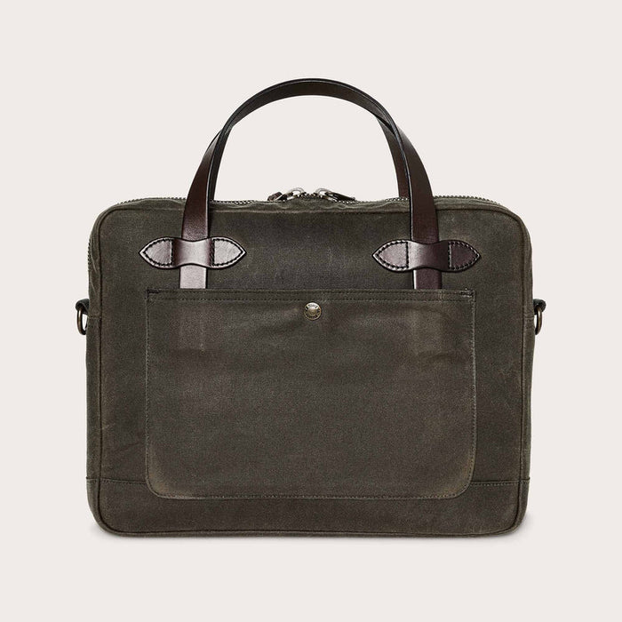 Tin Cloth Compact Briefcase, Ottergreen-Tasker-Filson 1897-Motorious Copenhagen