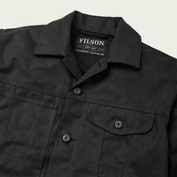 Tin Cloth Short Lined Cruiser Jacket, Black-Jakker-Filson 1897-Motorious Copenhagen