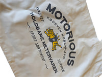 "Tire-Tiger" Motorious Tote Bag, Large, Off-white-Tasker-Motorious Copenhagen-Motorious Copenhagen