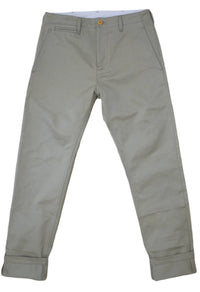 Triple Twisted Drill Chino Pant, Natural-Bukser-Hen's Teeth-Motorious Copenhagen