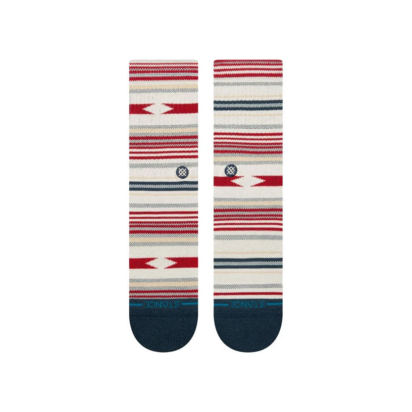 Vista Cruz Crew Sock, Vintage White-Sokker-Stance-Motorious Copenhagen