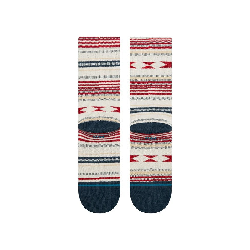 Vista Cruz Crew Sock, Vintage White-Sokker-Stance-Motorious Copenhagen