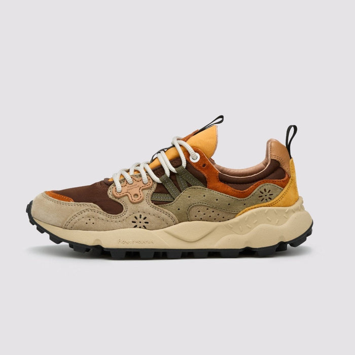 Yamano 3 Unisex Sneakers, Taupe/Brown-Sko og støvler-Flower Mountain-Motorious Copenhagen