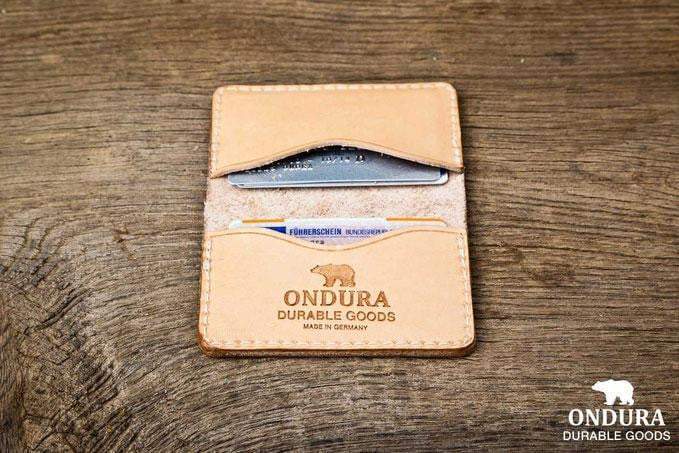 Classic Card Wallet, Tan-Tegnebøger-Ondura Durable Goods-Motorious Copenhagen