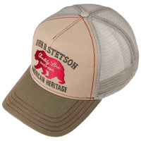 JBS-Bear Trucker Cap, Beige-Hatte og Caps-Stetson-Motorious Copenhagen