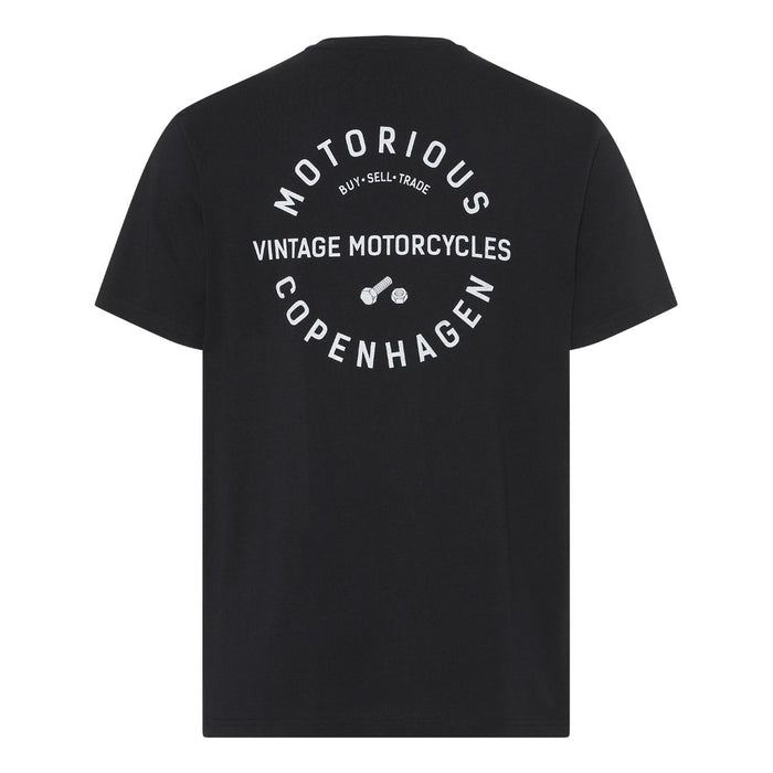 "Nut & Bolt" Motorious T-shirt, black-T-shirts-Motorious Copenhagen-Motorious Copenhagen