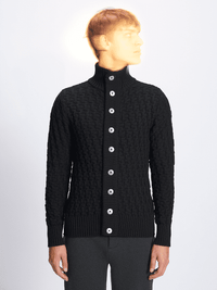 Stark Cardigan, Navy Blue-Sweatshirts-SNS Herning-Motorious Copenhagen