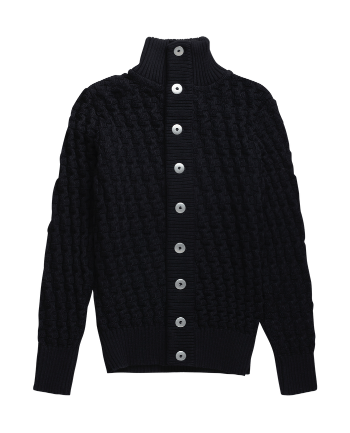 Stark Cardigan, Navy Blue-Sweatshirts-SNS Herning-Motorious Copenhagen