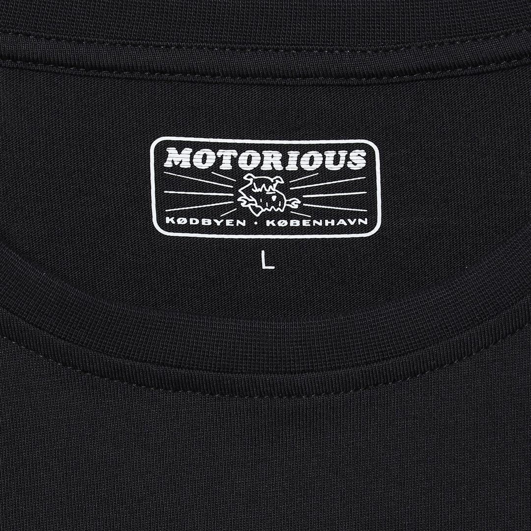 "Tiger" Motorious T-shirt, black-T-shirts-Motorious Copenhagen-Motorious Copenhagen